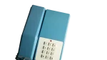 Blue Corded Push-Button Telephone - Image 2