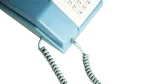 Blue Corded Push-Button Telephone - Image 9