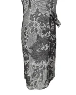 Caroline Biss Floral Brocade Midi Dress with Waist Detail - Image 6