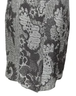 Caroline Biss Floral Brocade Midi Dress with Waist Detail - Image 9
