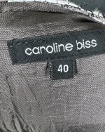 Caroline Biss Floral Brocade Midi Dress with Waist Detail - Image 10