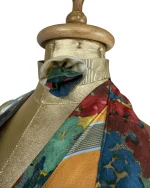 Handmade Upcycled Tie Vest Top with Choker - Image 4