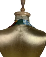 Handmade Upcycled Tie Vest Top with Choker - Image 8