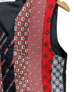 Retied Upcycled Neckties Vest - Image 2