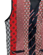 Retied Upcycled Neckties Vest - Image 3