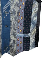 Retied Upcycled Neckties Vest - Image 2