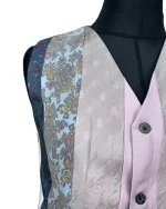 Retied Upcycled Necktie Vest - Image 4