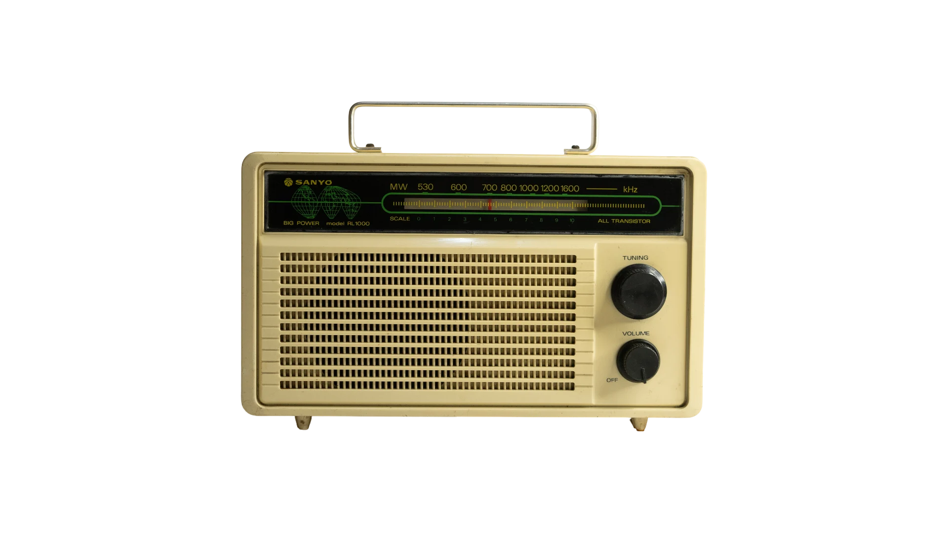 46 DSC08605 Sanyo Big Power Transistor Radio - Image 1