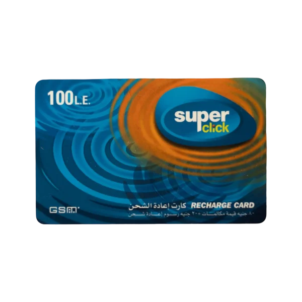 Click 100 LE Recharge Card