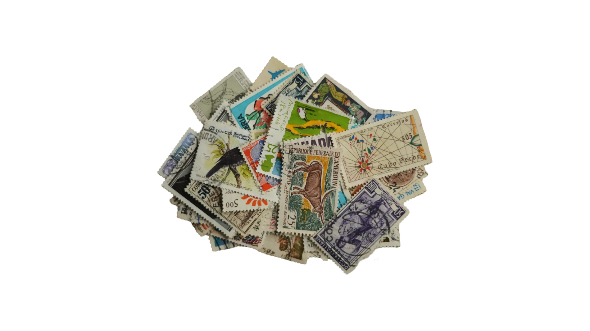 48 Aug1DSC04826 50 Postage Stamp Collection - Image 1