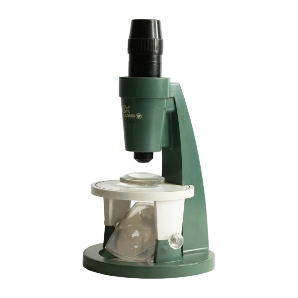 Green Bausch & Lomb Microscope