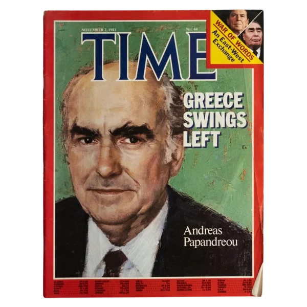 Greece Swings Left 1981 TIME Magazine
