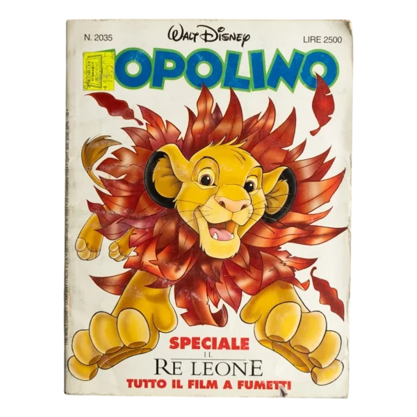 Topolino N. 2035 Speciale Il Re Leone Comic