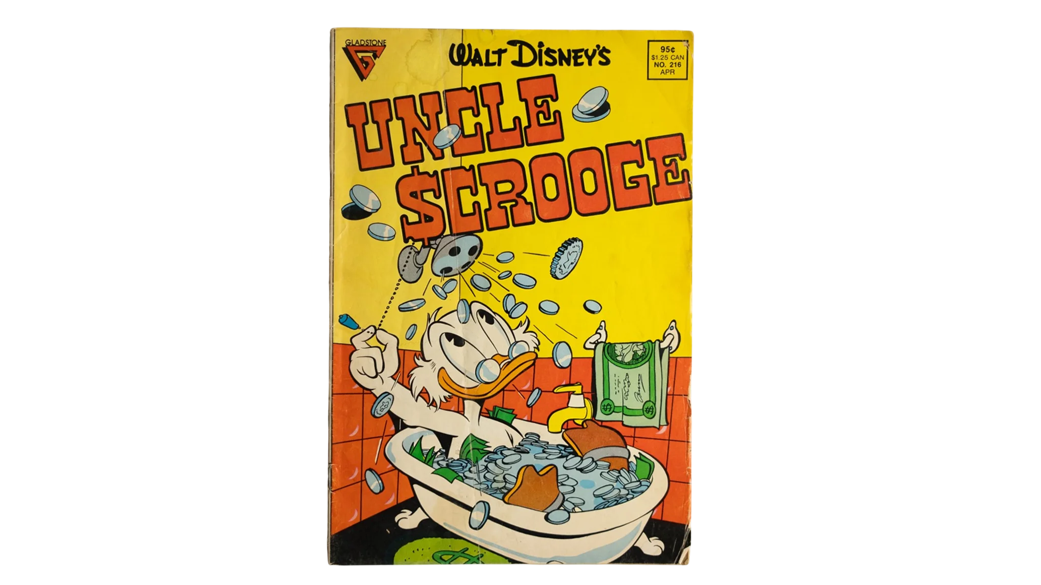 609 DSC02048 601 Walt Disney's Uncle Scrooge #214 Comic - Image 1