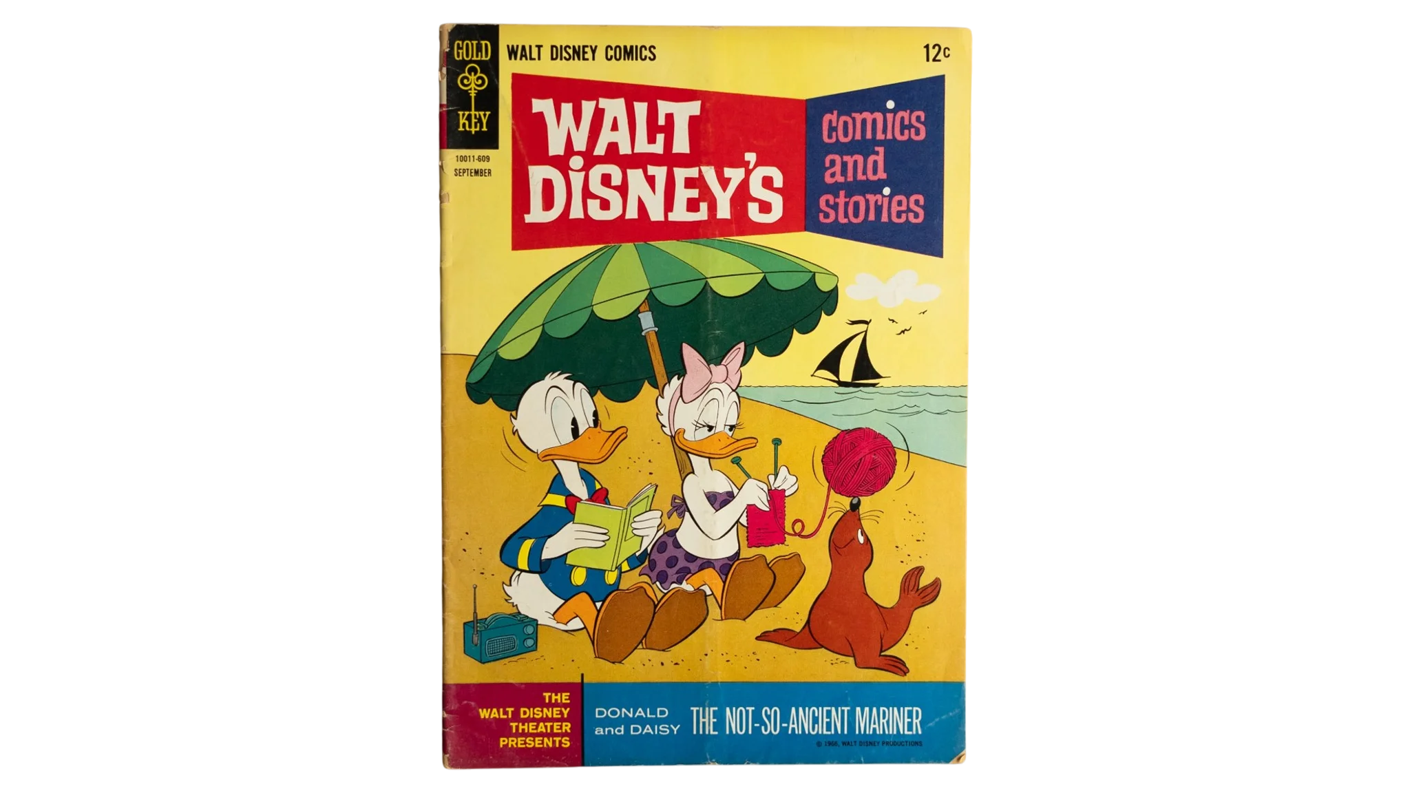 619 DSC02058 611 Walt Disney's Comics and Stories The Not-So-Ancient Mariner Comic - Image 1