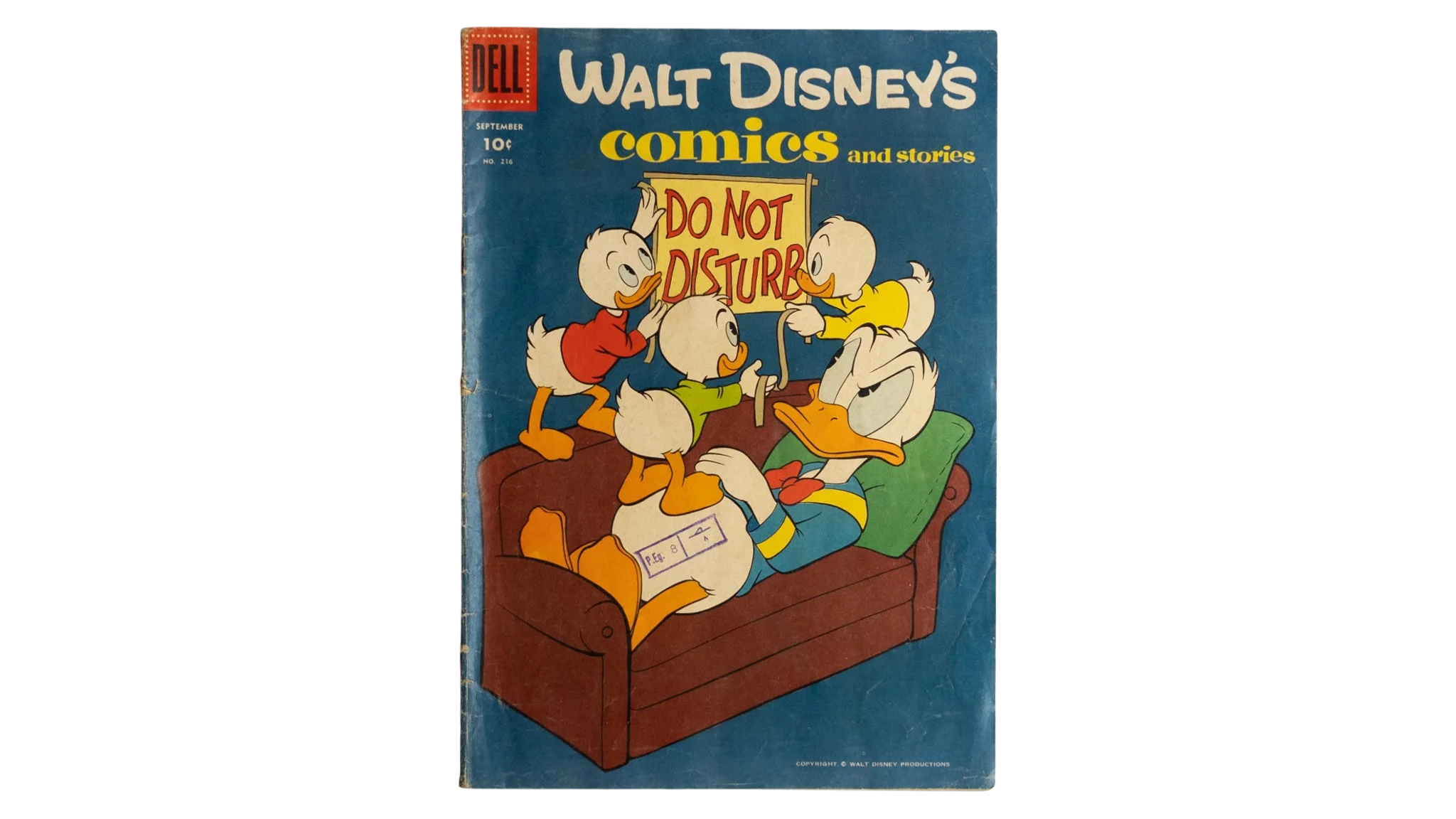 638 DSC02077 630 Walt Disney's Comics and Stories Do Not Disturb Dell Comic - Image 1
