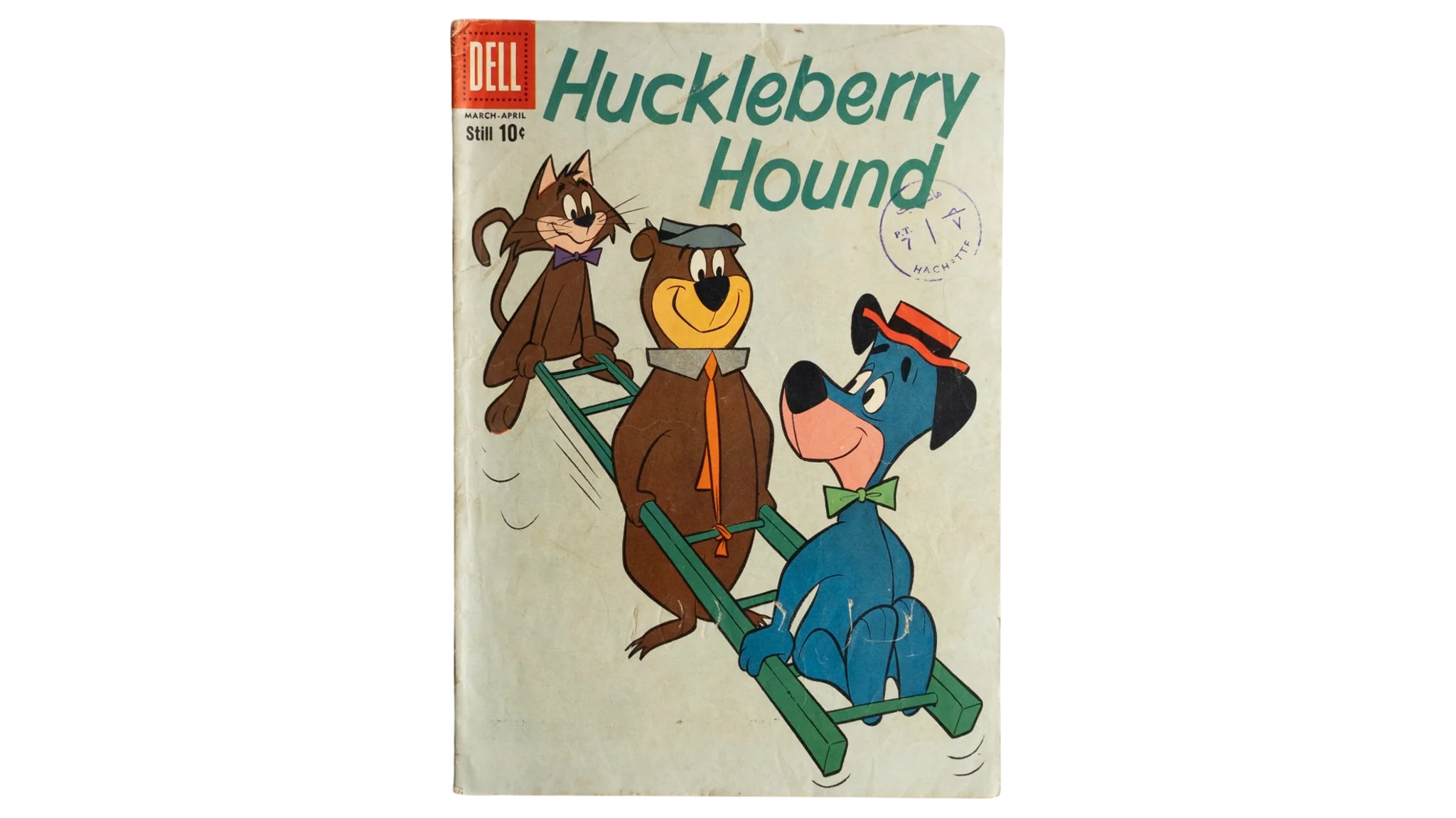 647 DSC02086 639 Huckleberry Hound Dell Comic - Image 1