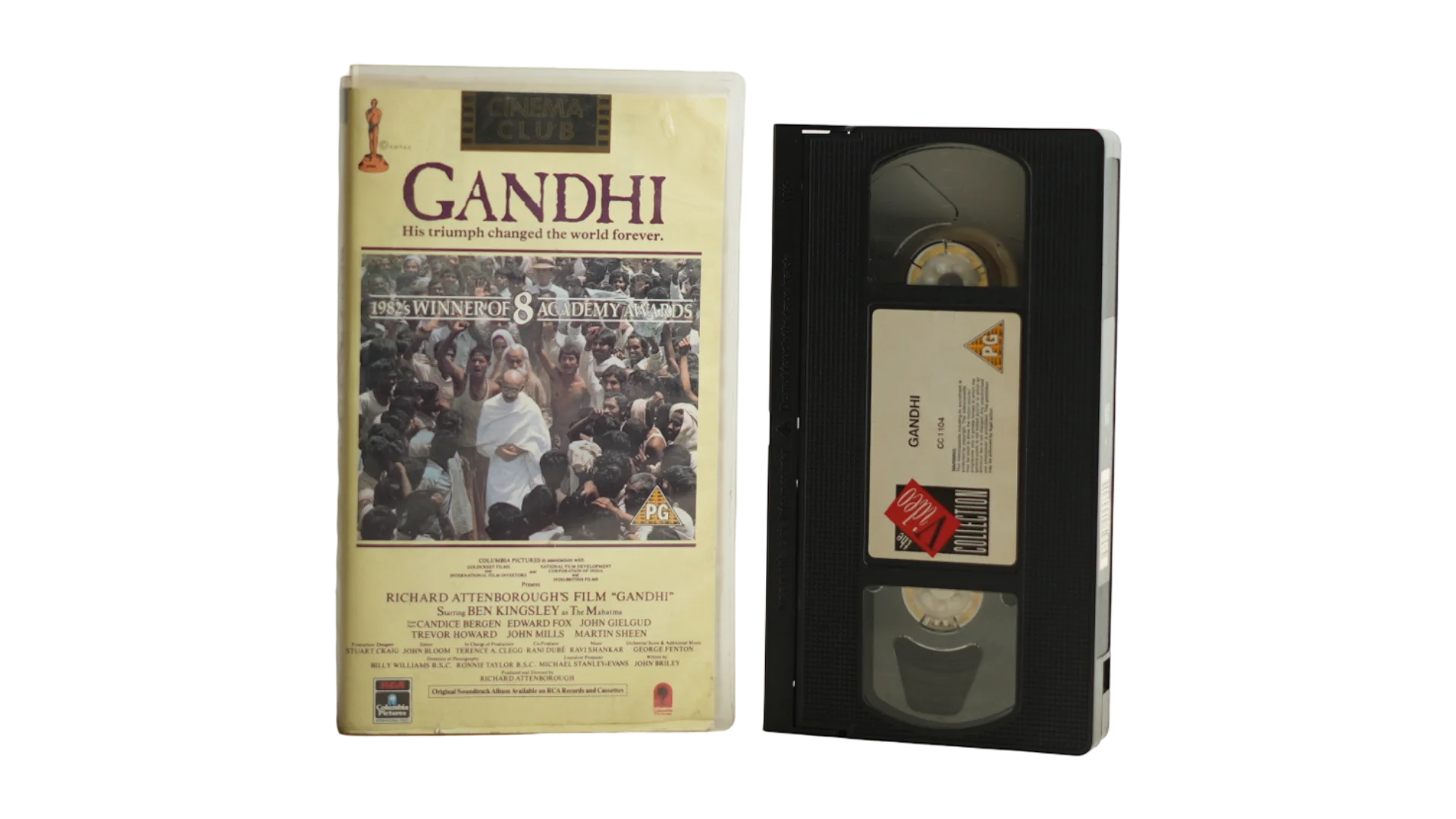 7 Aug1DSC04498 Gandhi VHS 1982 - Image 1