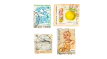 Lot of 4 Tunisian Stamps