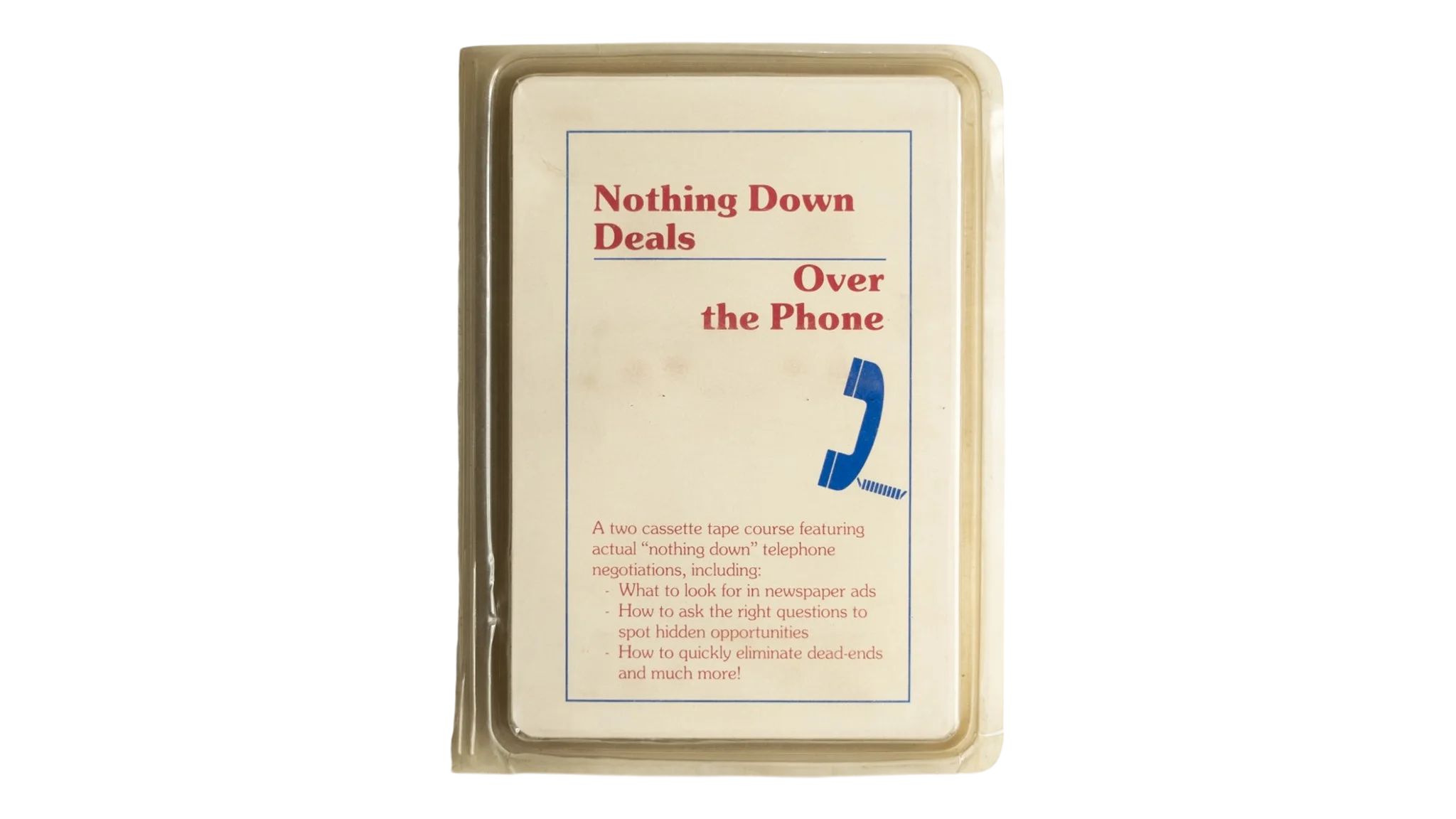 72 DSC02172 72 Nothing Down Deals Over The Phone Audiobook - Image 1