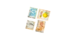 Lot of 4 Tunisian Stamps - Image 5