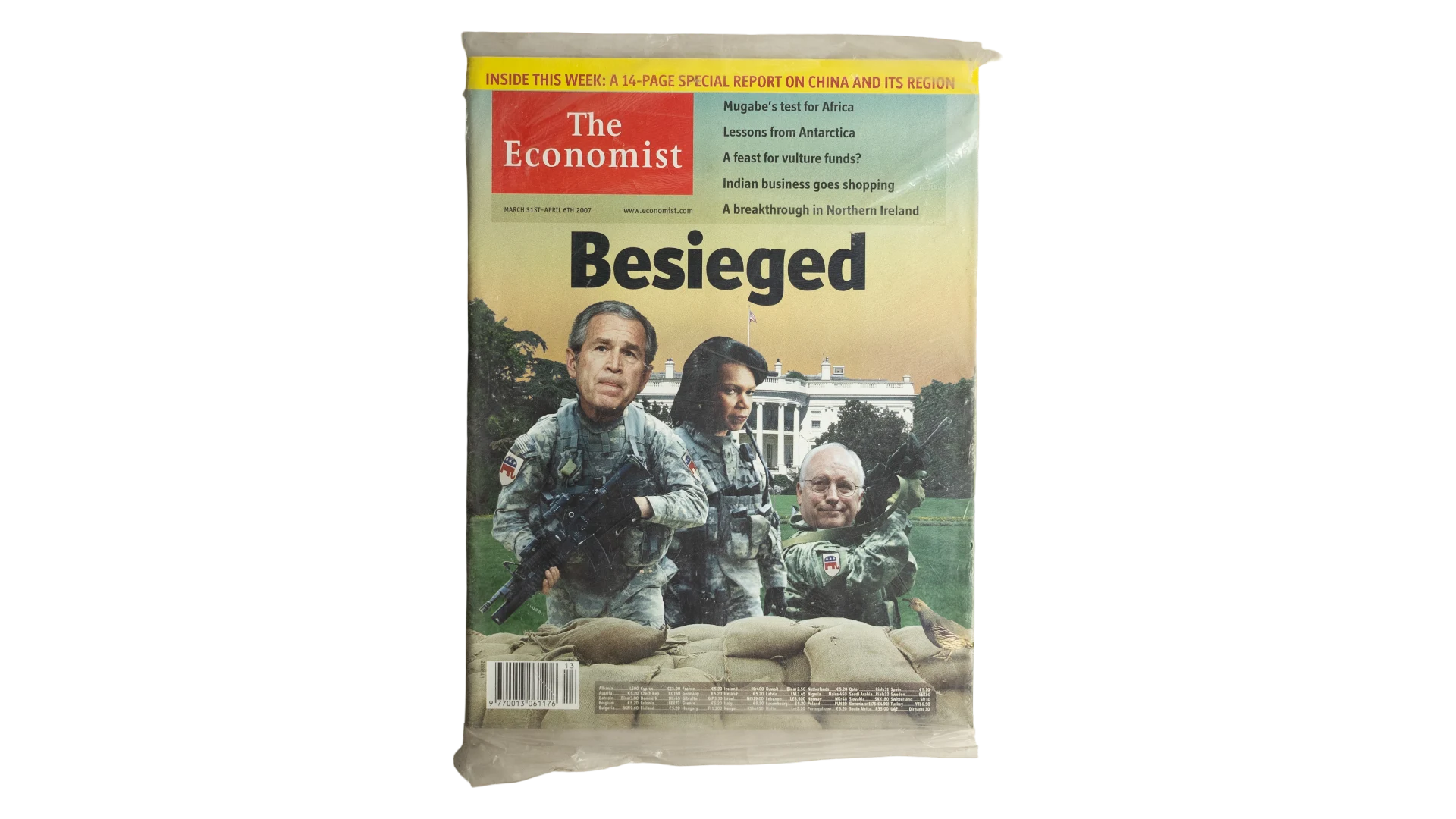 8 DSC07917 Besieged Bush The Economist Magazine 2007 - Image 1
