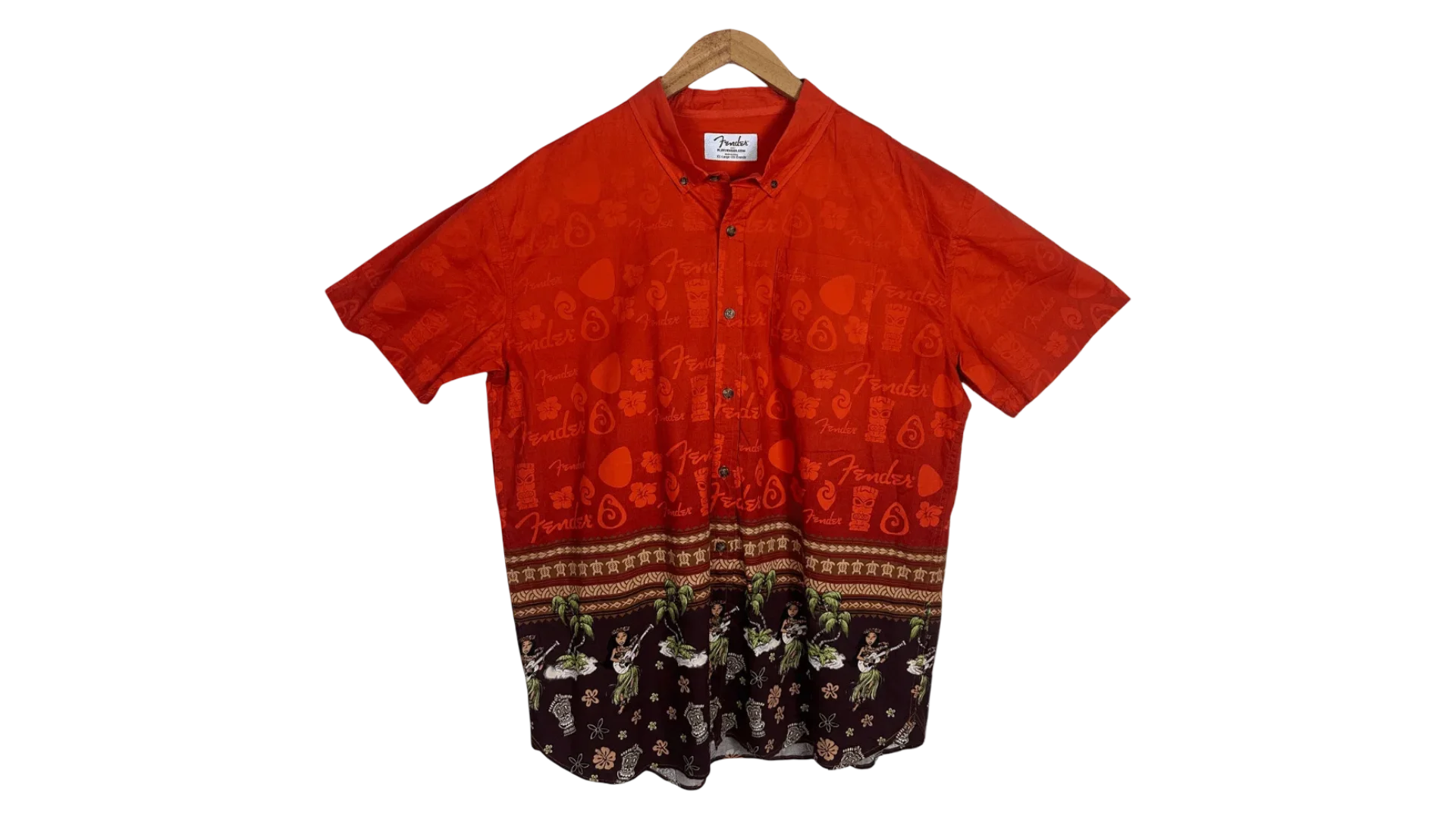 FNK155 Hula Dance Hawaiian Shirt - Image 1