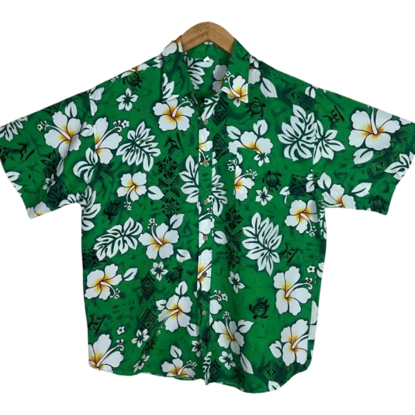 Green Hawaiian Shirt
