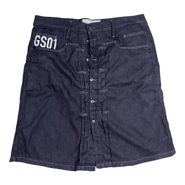 G-Star Raw Button Down Denim Skirt