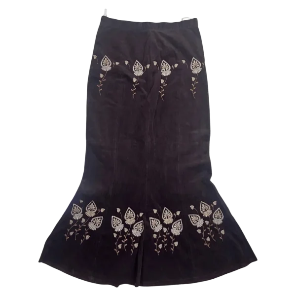 Embroidered Maxi Skirt