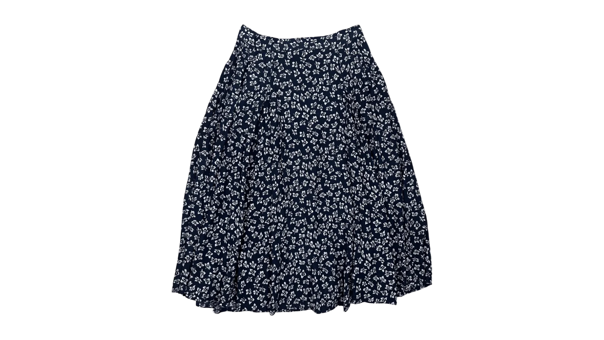 FNK197 Claire Floral A-Line Skirt - Image 1