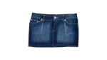 TRF Jeans Denim Micro-Mini Skirt