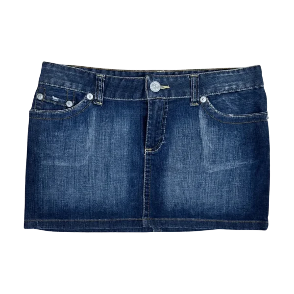 TRF Jeans Denim Micro-Mini Skirt