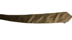 Dunhill Brown Cream Square-Pattern Silk Necktie - Image 7