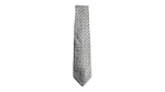 Lanvin Silver Gray Polka-Dot Necktie
