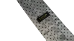 Lanvin Silver Gray Polka-Dot Necktie - Image 6