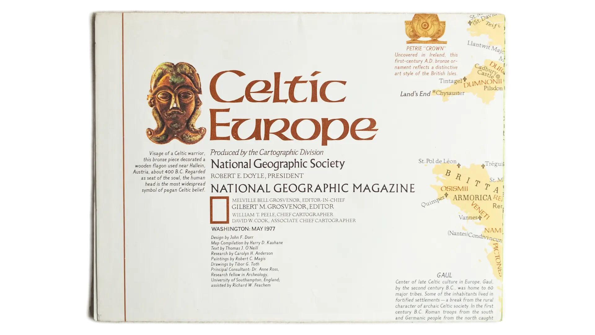 16 DSC03391 16 National Geographic Celtic Europe Map - Image 1