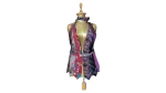 Handmade Upcycled Tie Halter Vest Top & Choker