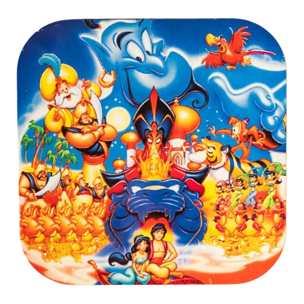Disney Aladdin Characters Wooden Coaster