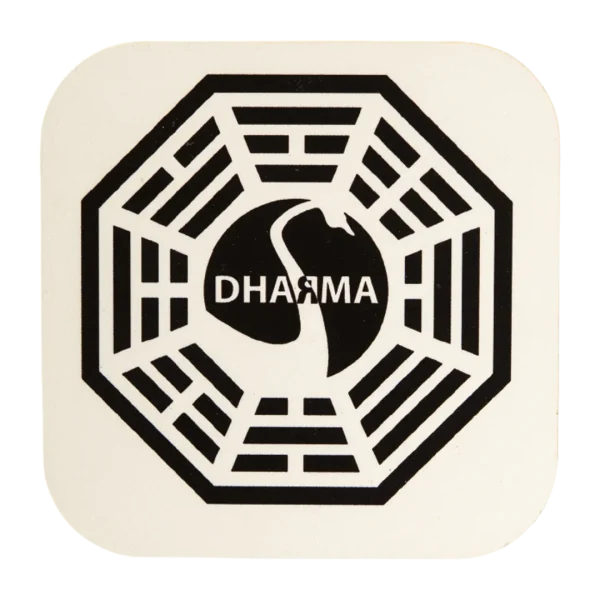 Dharma Initiative Logo Wooden Coaster