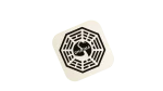 Dharma Initiative Logo Wooden Coaster - Image 2