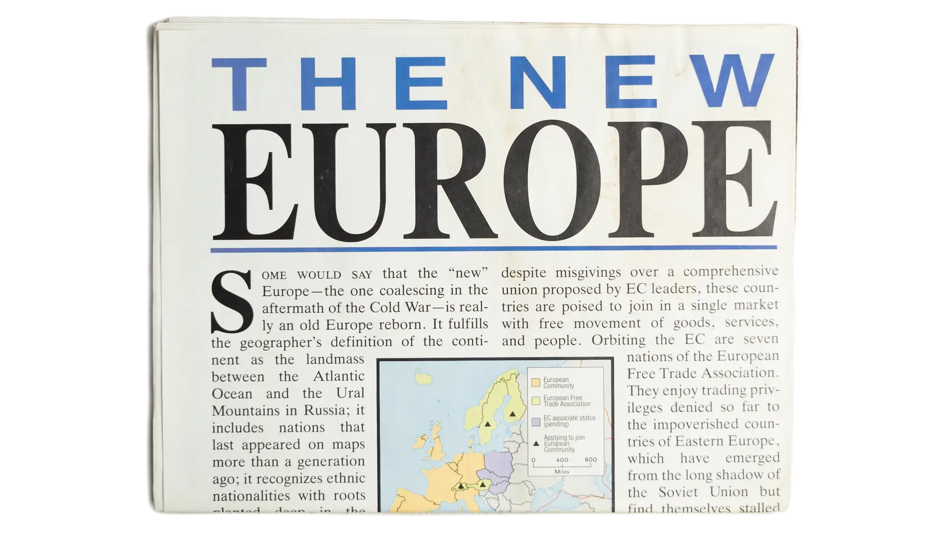 18 DSC03405 18 National Geographic The New Europe Map - Image 1