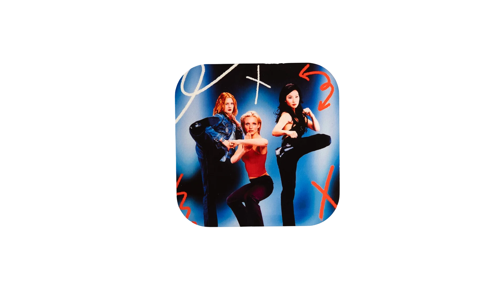 182 DSC08266 182 Charlie's Angels Wooden Coaster - Image 1