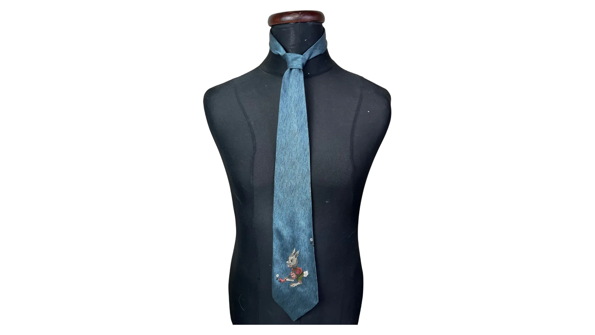 188 FNK281_01 Bunny Golf Necktie 10 cm - Image 1