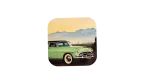 Classic Green Car Wooden Coaster - Image 4