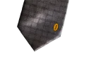 Yves Saint Laurent Gray Checkered Necktie - Image 3