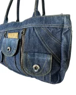 Esprit Y2K Multi-Pocket Denim Shoulder Bag - Image 4