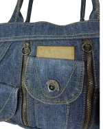 Esprit Y2K Multi-Pocket Denim Shoulder Bag - Image 5