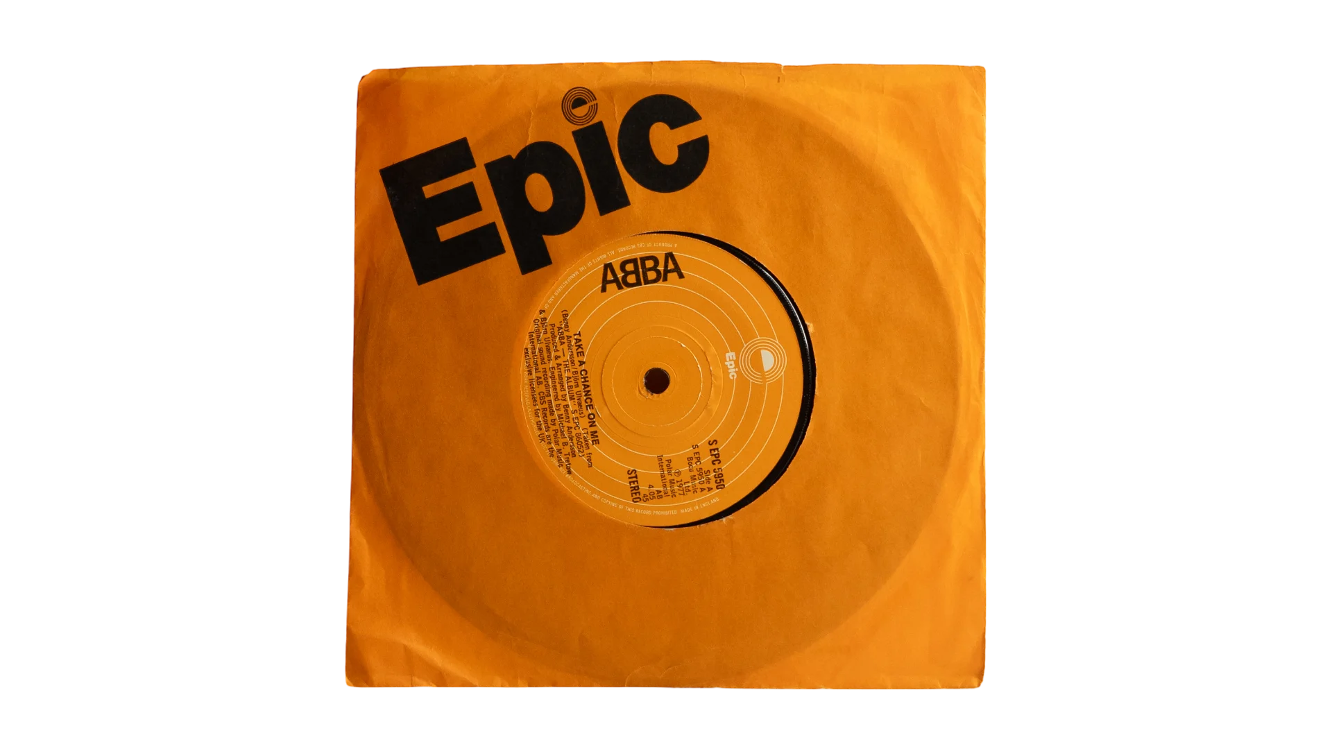 24 DSC07119 ABBA - Take a Chance on Me 7" Vinyl - Image 1