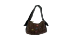 Aolee Teddy Gem Embellished Genuine Leather Bag